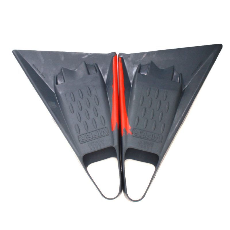 MS Viper Delta Fins Red